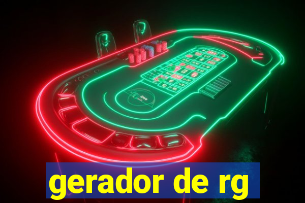 gerador de rg